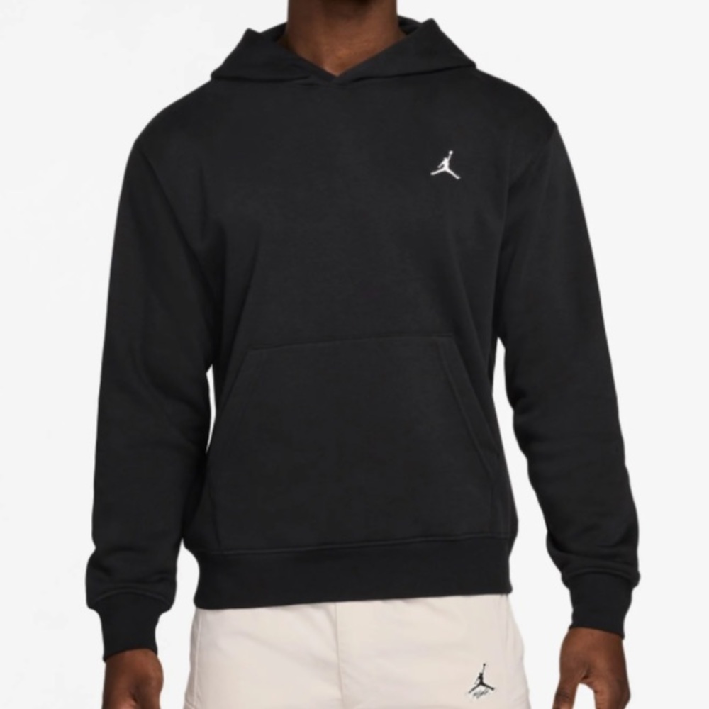 JORDAN BROOKLYN FLEECE PULLOVER BLACK - S